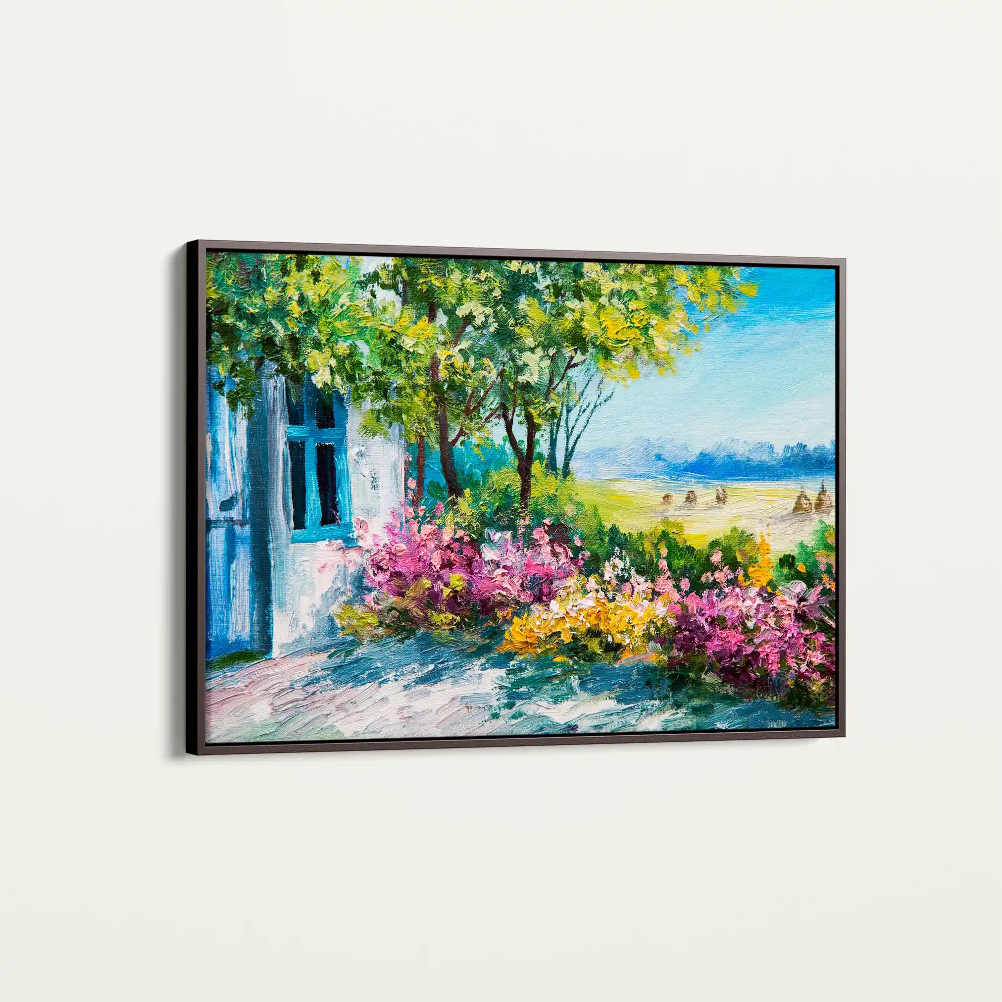 Landscape 129 Canvas Art 90 x 60 cm / Stretched on hidden frame