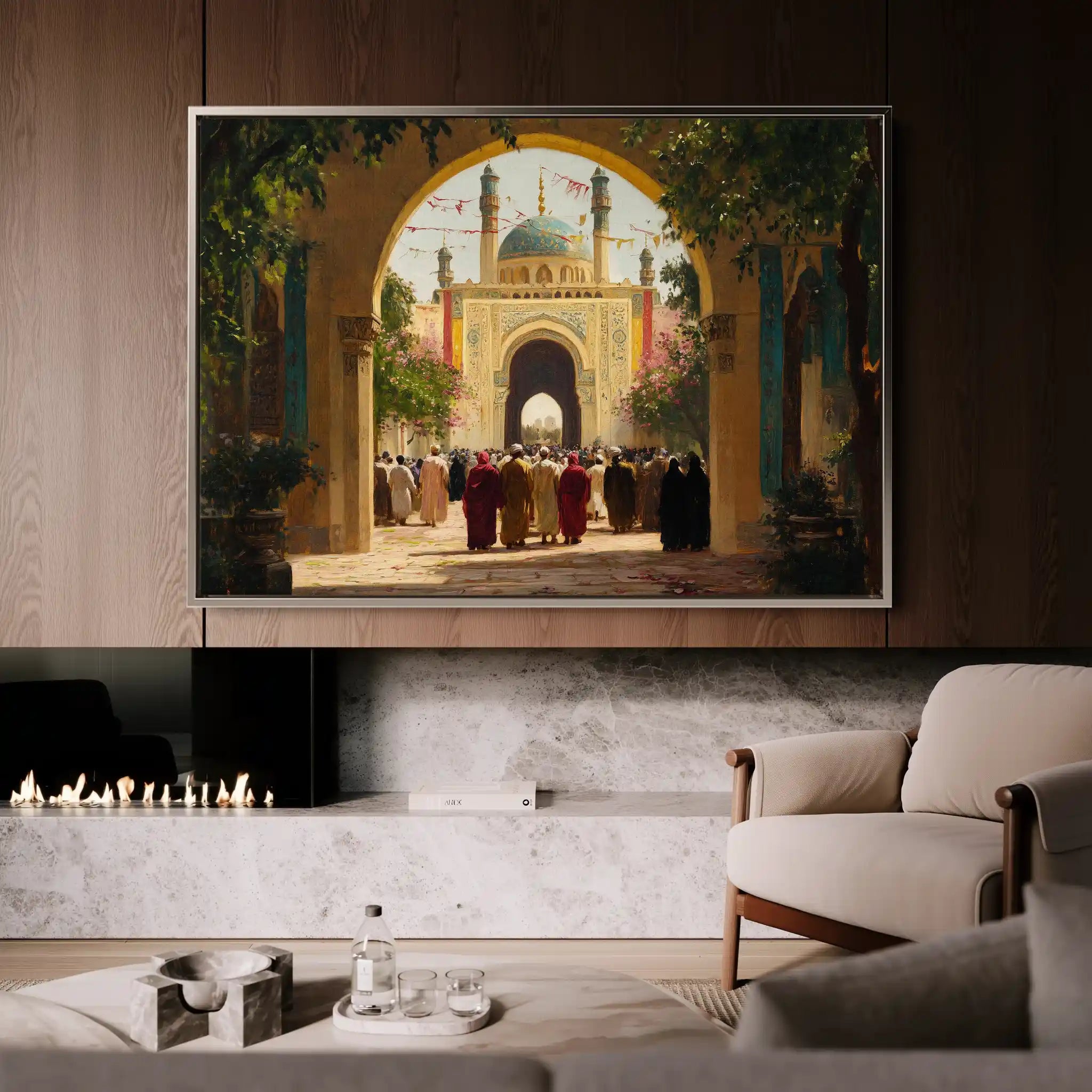 Orientalist 129 Canvas Art 90 x 60 cm / Stretched on hidden frame