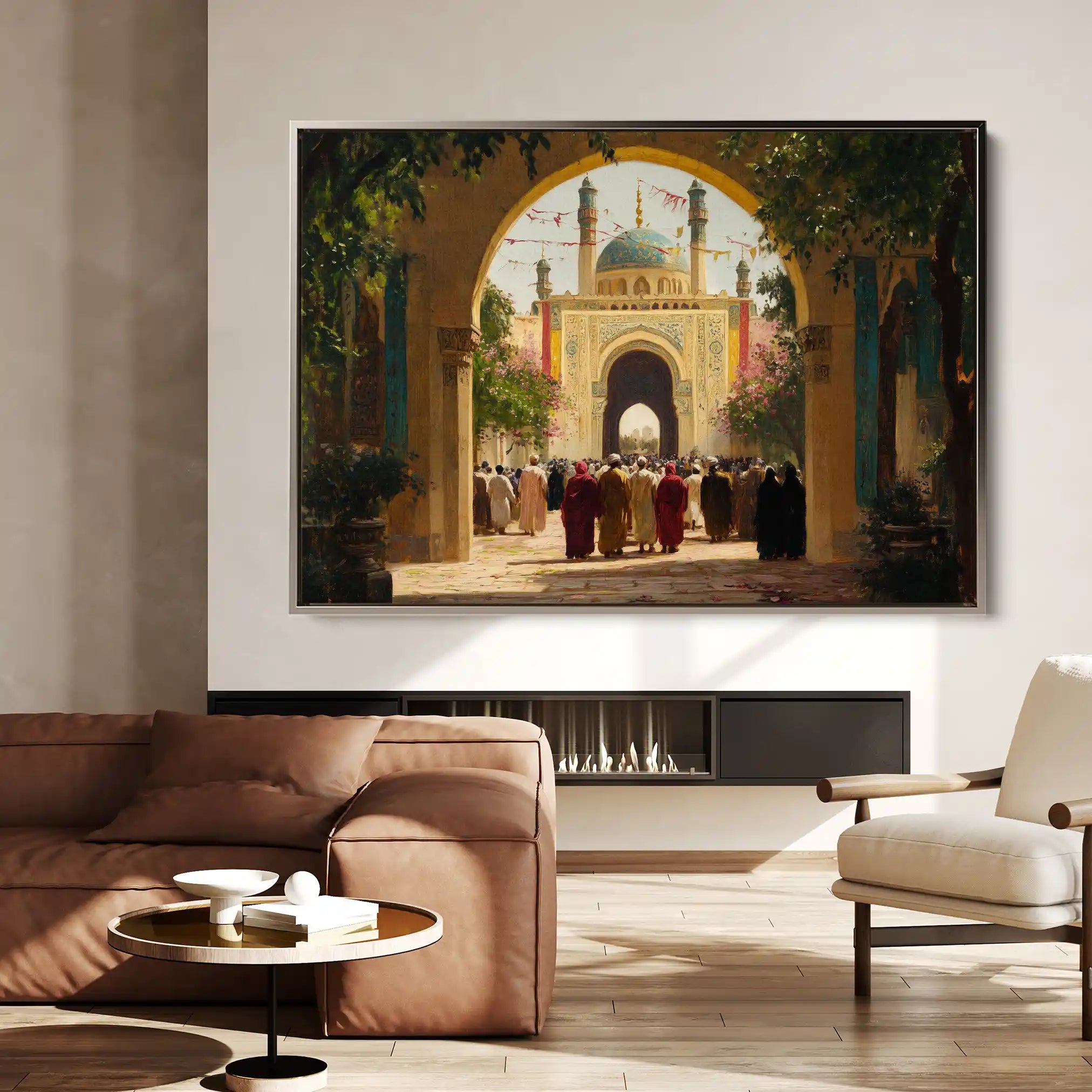 Orientalist 129 Canvas Art 90 x 60 cm / Stretched on hidden frame