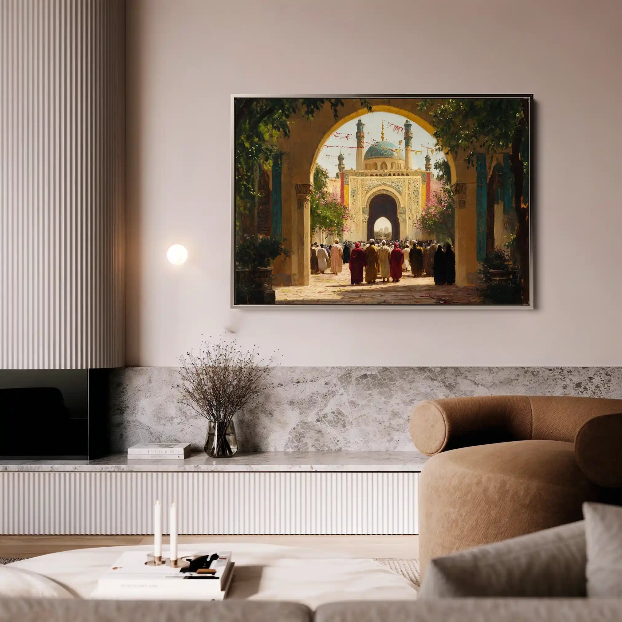 Orientalist 129 Canvas Art 90 x 60 cm / Stretched on hidden frame