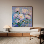 Floral Canvas Wall Art WAD1290-F 80 x 80 cm / Stretched on hidden frame