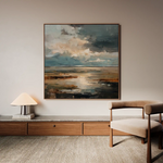 Abstract 1291 Canvas Art 60 x 60 cm / Stretched on hidden frame