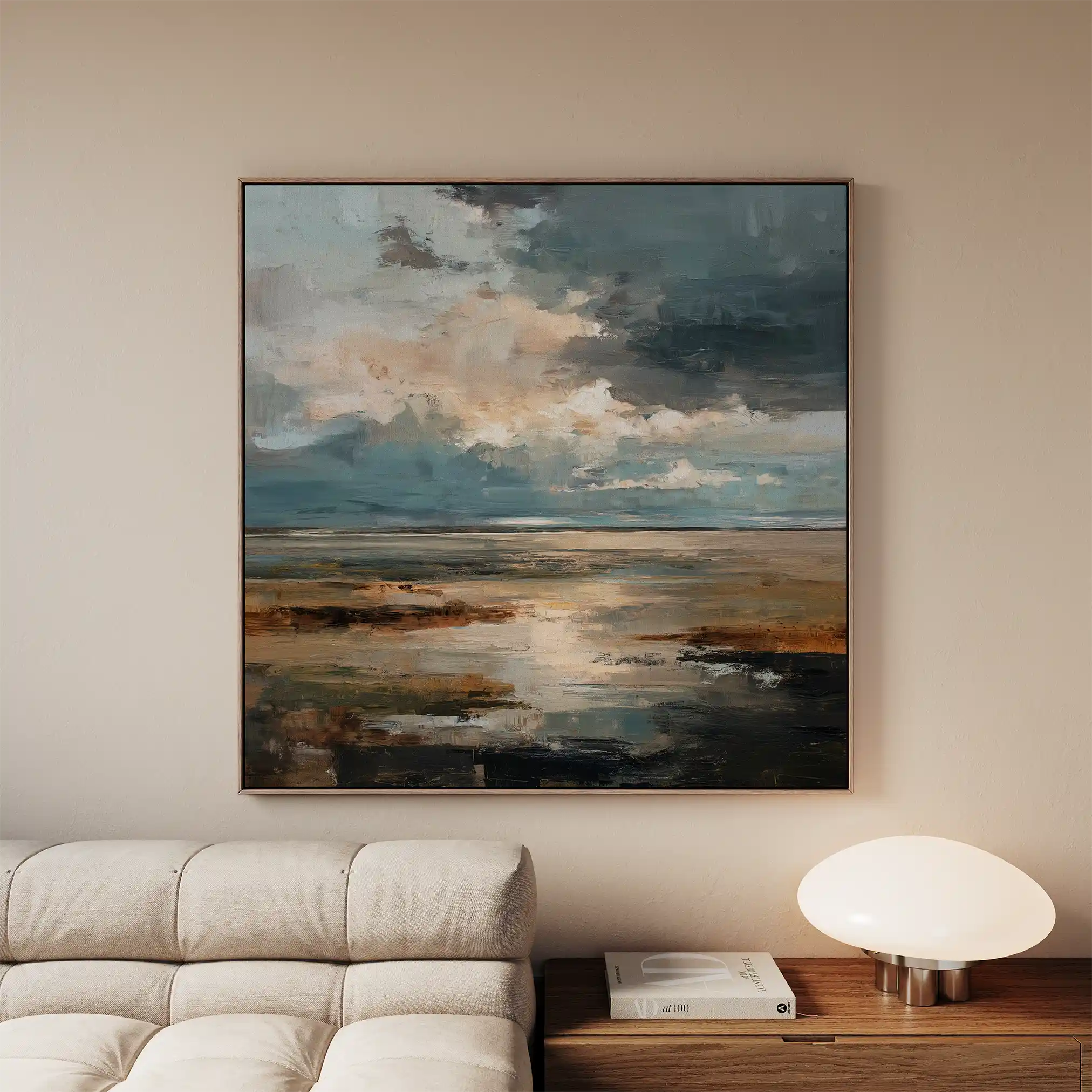 Abstract 1291 Canvas Art 60 x 60 cm / Stretched on hidden frame
