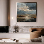 Abstract 1291 Canvas Art 60 x 60 cm / Stretched on hidden frame