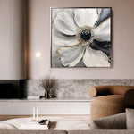 Floral Canvas Wall Art WAD1292-F 80 x 80 cm / Stretched on hidden frame