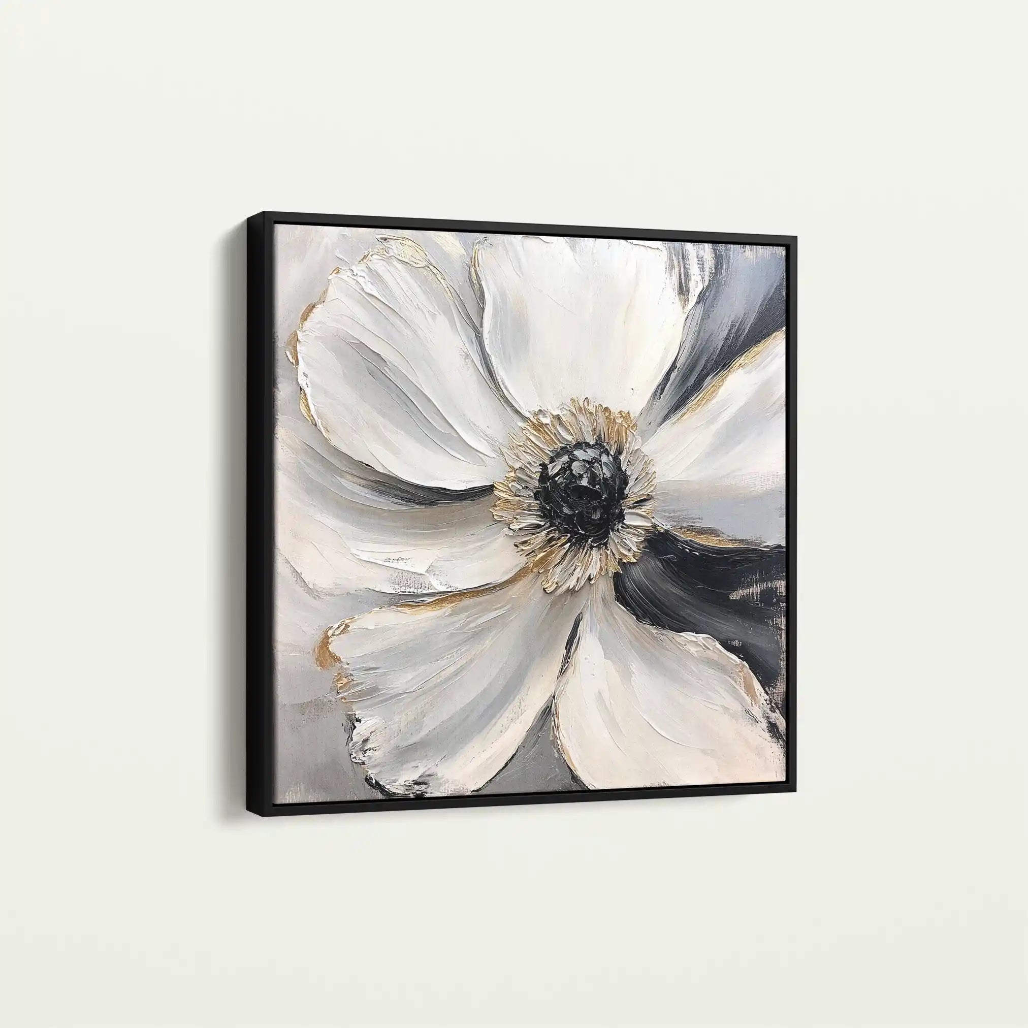 Floral Canvas Wall Art WAD1292-F 80 x 80 cm / Stretched on hidden frame