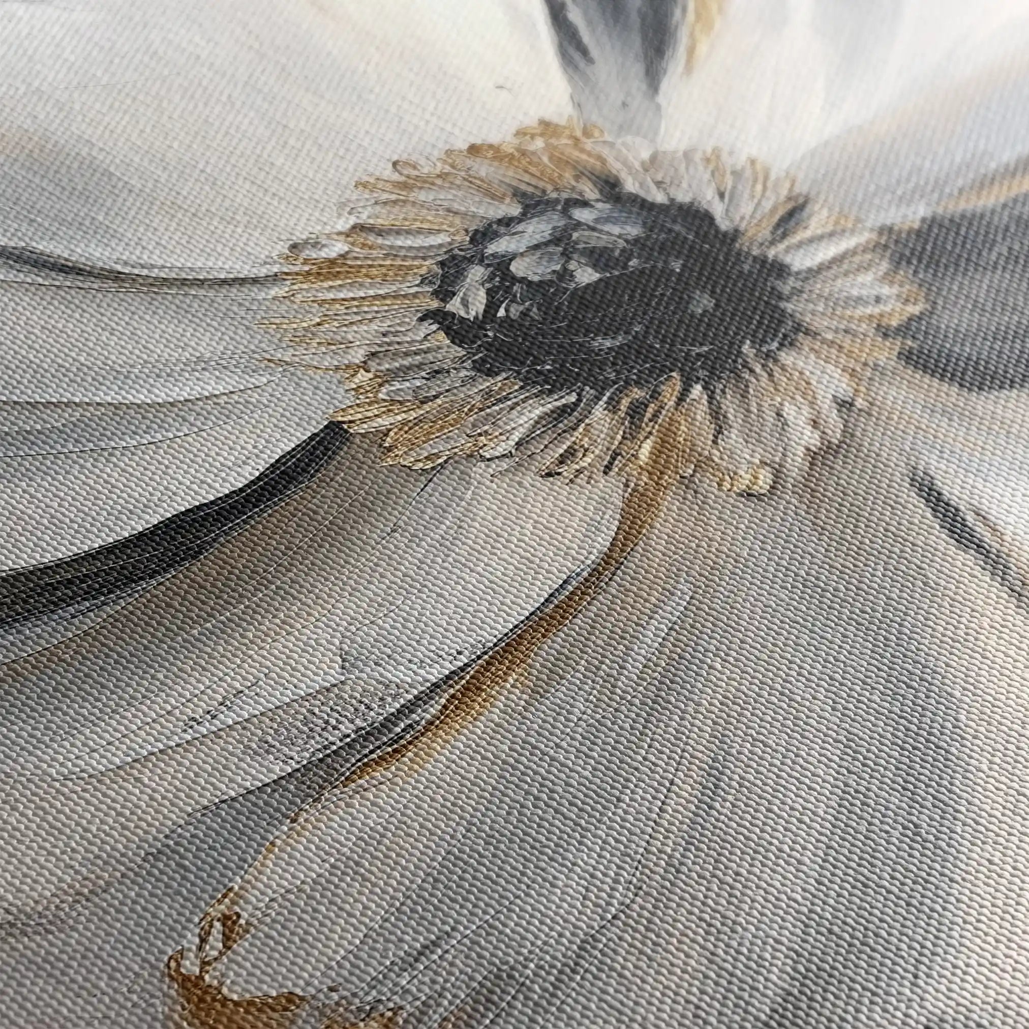 Floral Canvas Wall Art WAD1292-F 80 x 80 cm / Stretched on hidden frame