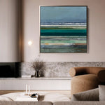 Abstract 1293 Canvas Art 60 x 60 cm / Stretched on hidden frame