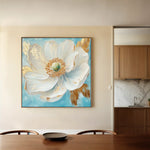 Floral Canvas Wall Art WAD1293-F 80 x 80 cm / Stretched on hidden frame