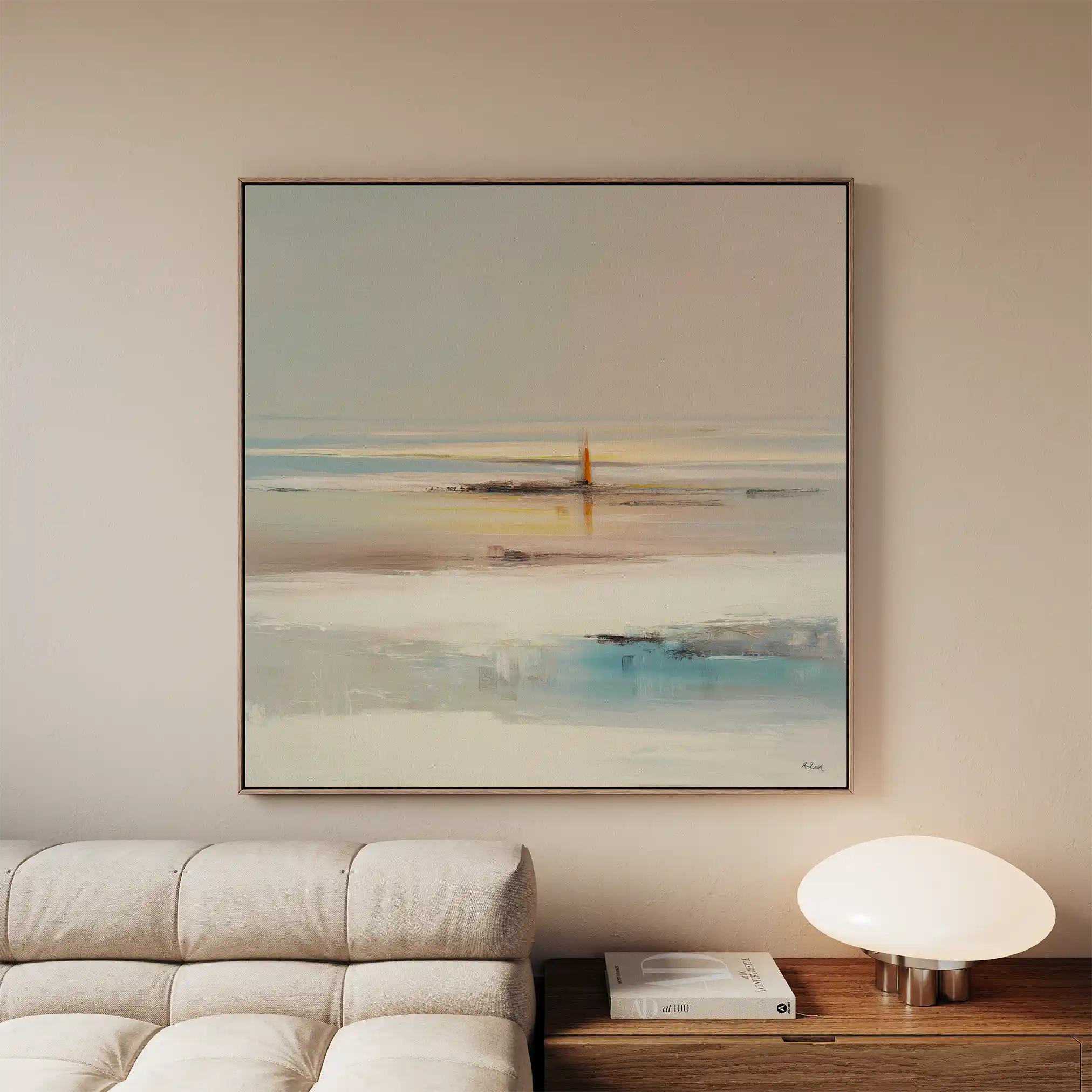 Abstract 1294 Canvas Art 60 x 60 cm / Stretched on hidden frame