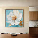 Floral Canvas Wall Art WAD1294-F 80 x 80 cm / Stretched on hidden frame