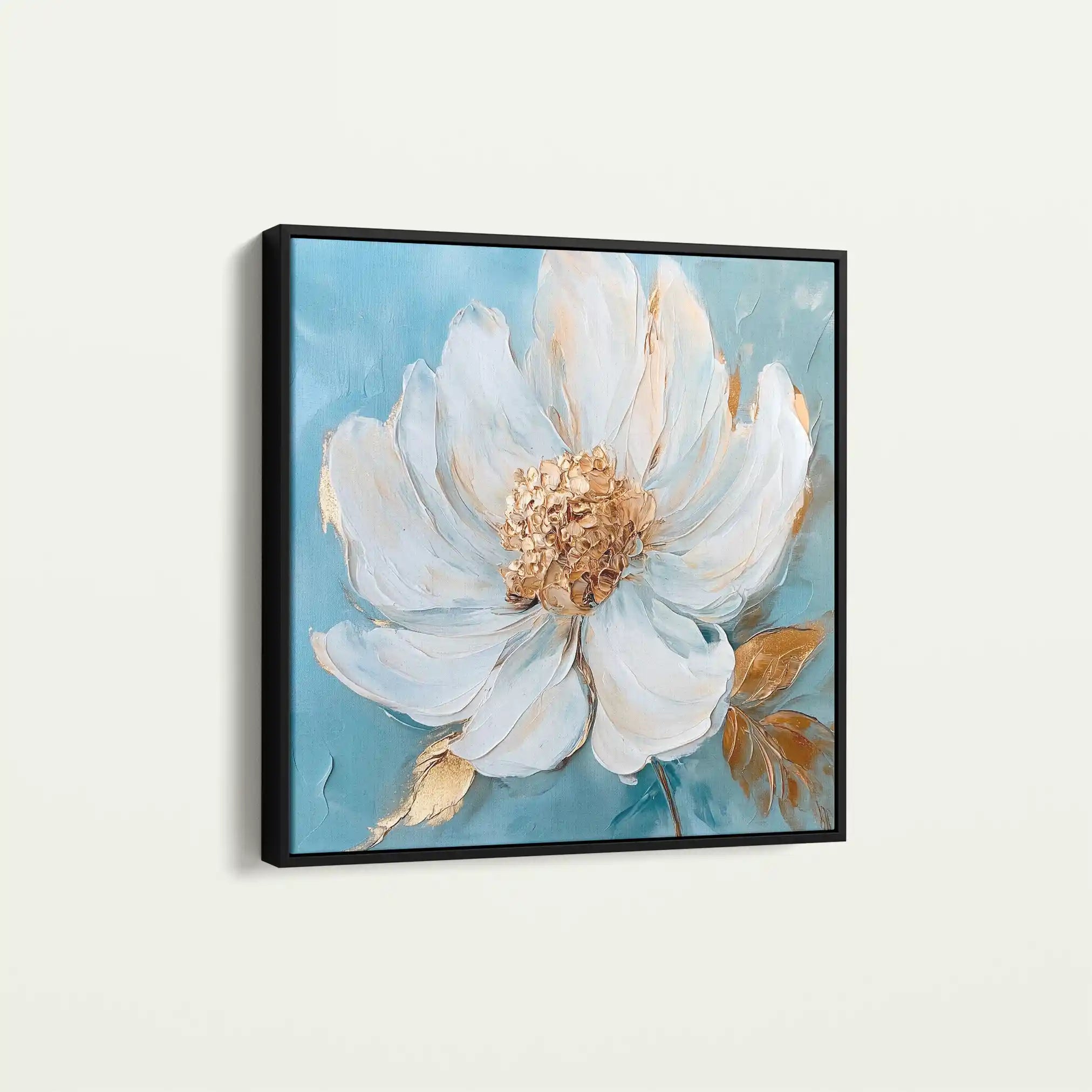 Floral Canvas Wall Art WAD1294-F 80 x 80 cm / Stretched on hidden frame