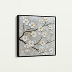 Floral Canvas Wall Art WAD1297-F 80 x 80 cm / Stretched on hidden frame