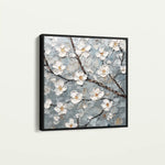 Floral Canvas Wall Art WAD1298-F 80 x 80 cm / Stretched on hidden frame
