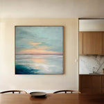 Abstract 1299 Canvas Art 60 x 60 cm / Stretched on hidden frame