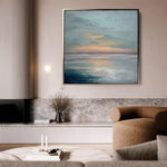 Abstract 1299 Canvas Art 60 x 60 cm / Stretched on hidden frame