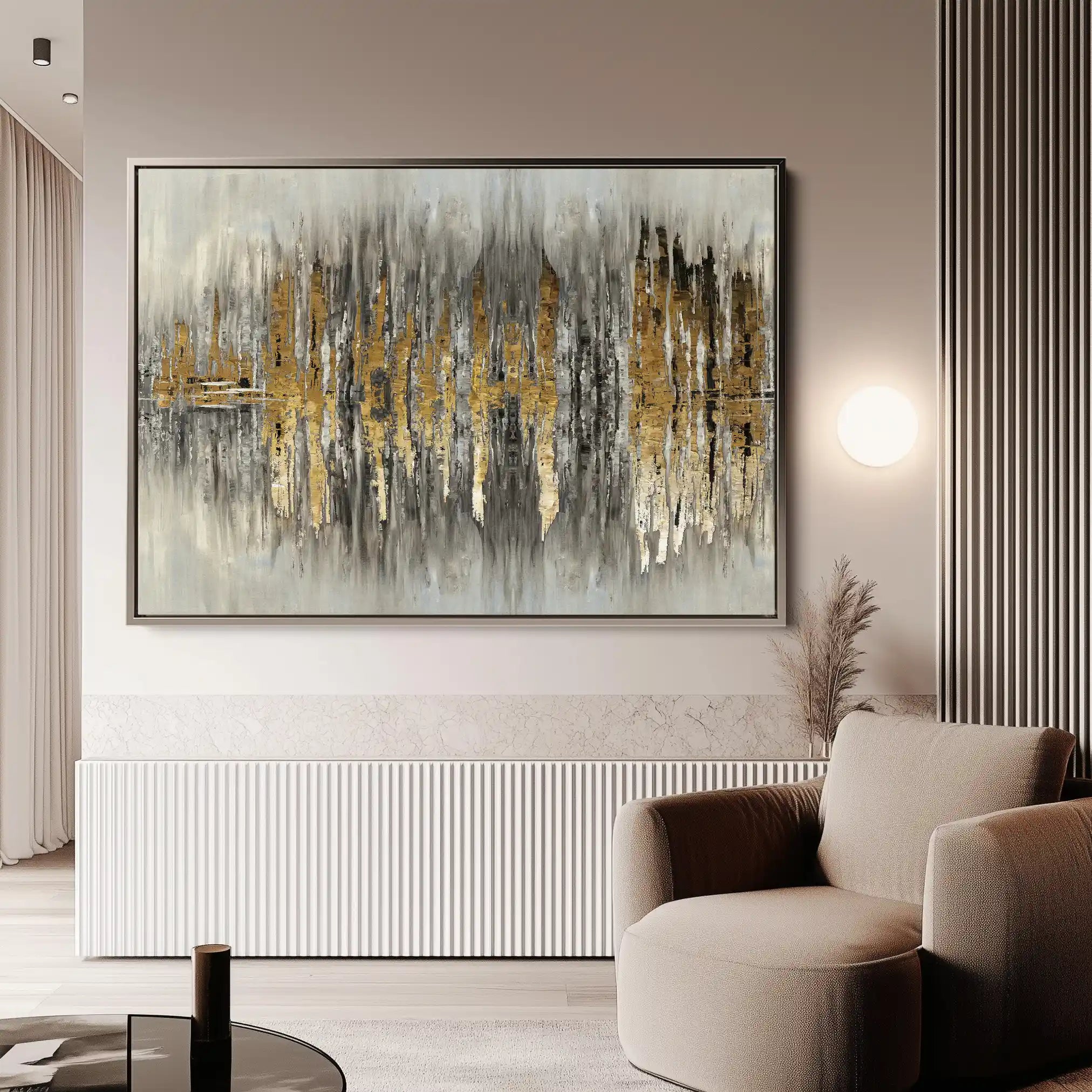 Abstract 130 Canvas Art 60 x 40 cm / Stretched on hidden frame