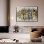 Abstract 130 Canvas Art 60 x 40 cm / Stretched on hidden frame