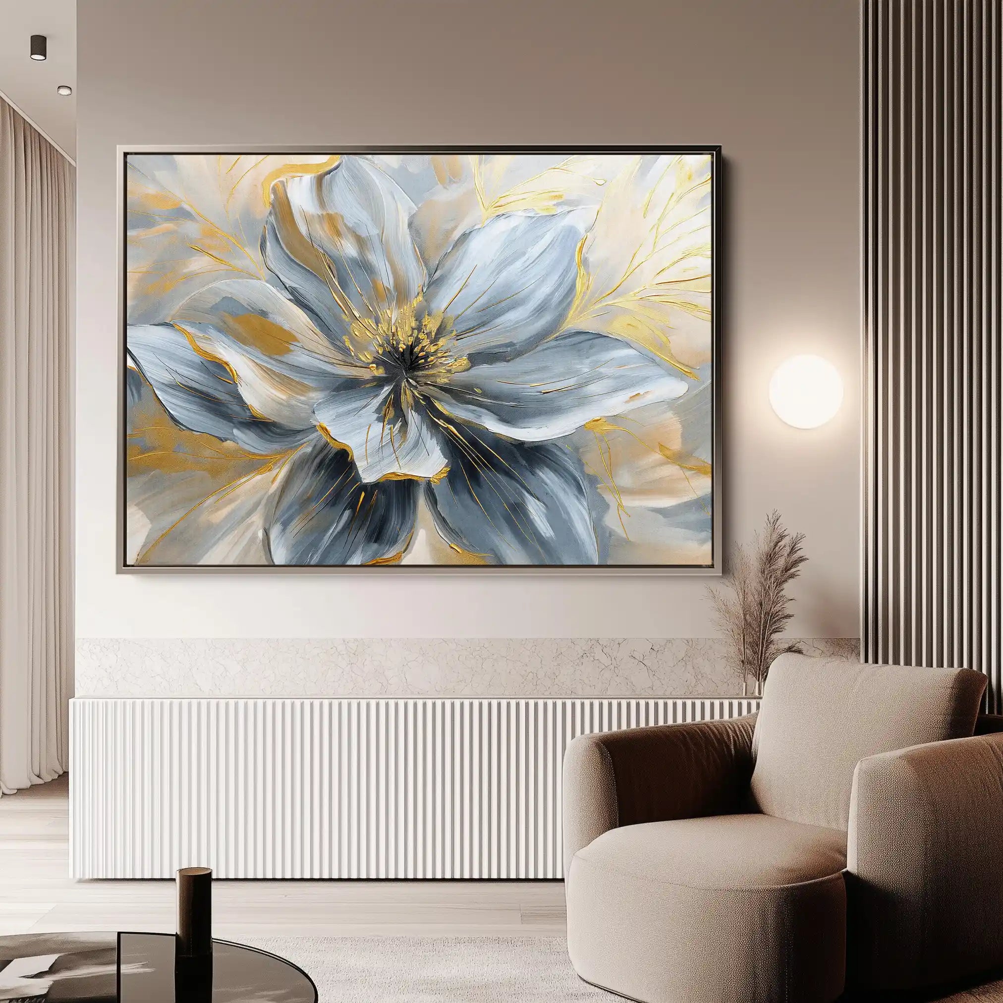 Floral Canvas Wall Art WAD130-F 90 x 60 cm / Stretched on hidden frame