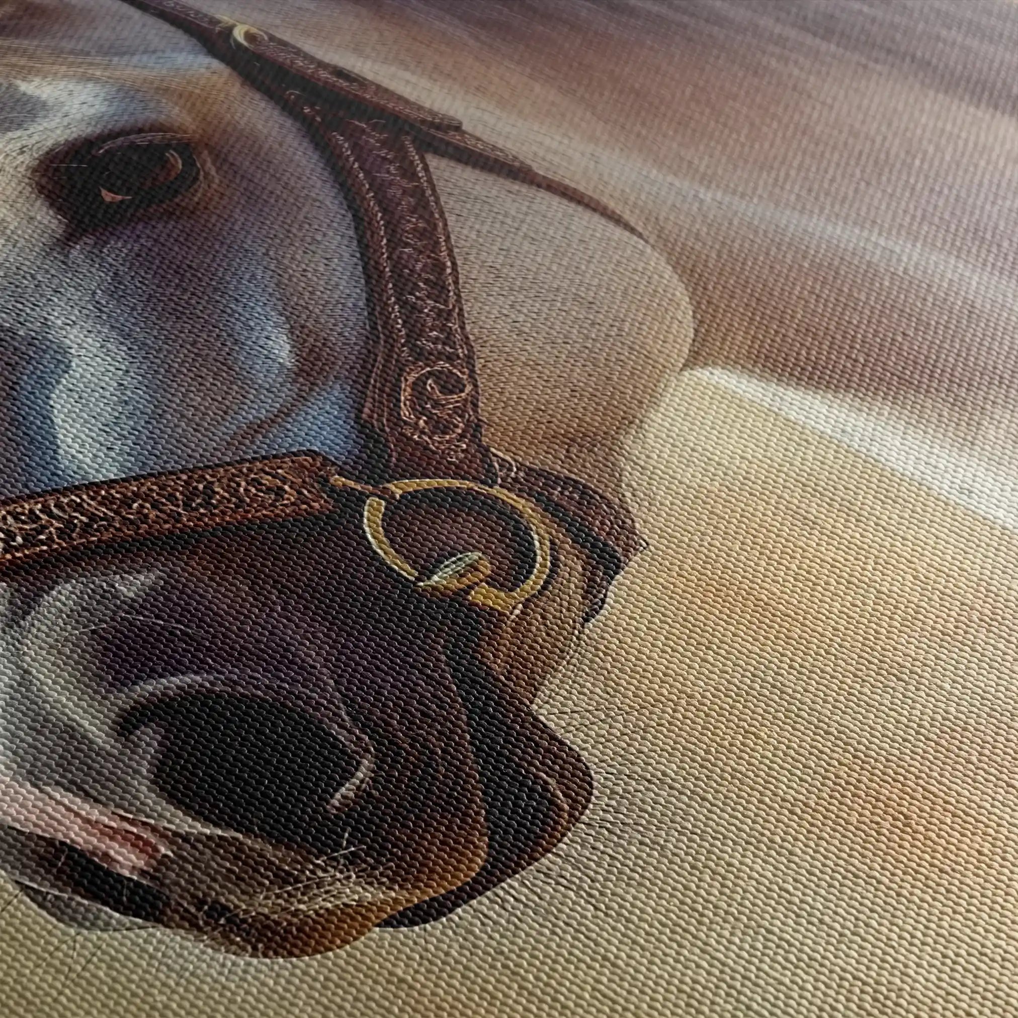 Horses 130 Canvas Art 90 x 60 cm / Stretched on hidden frame