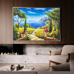 Landscape 130 Canvas Art 90 x 60 cm / Stretched on hidden frame