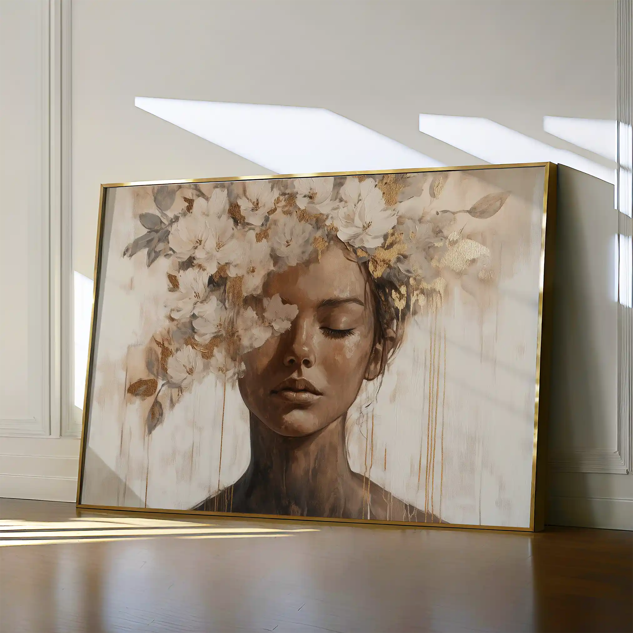 Portrait 130 Canvas Art 90 x 60 cm / Stretched on hidden frame