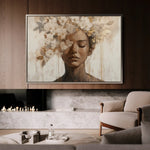 Portrait 130 Canvas Art 90 x 60 cm / Stretched on hidden frame
