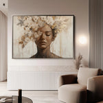 Portrait 130 Canvas Art 90 x 60 cm / Stretched on hidden frame