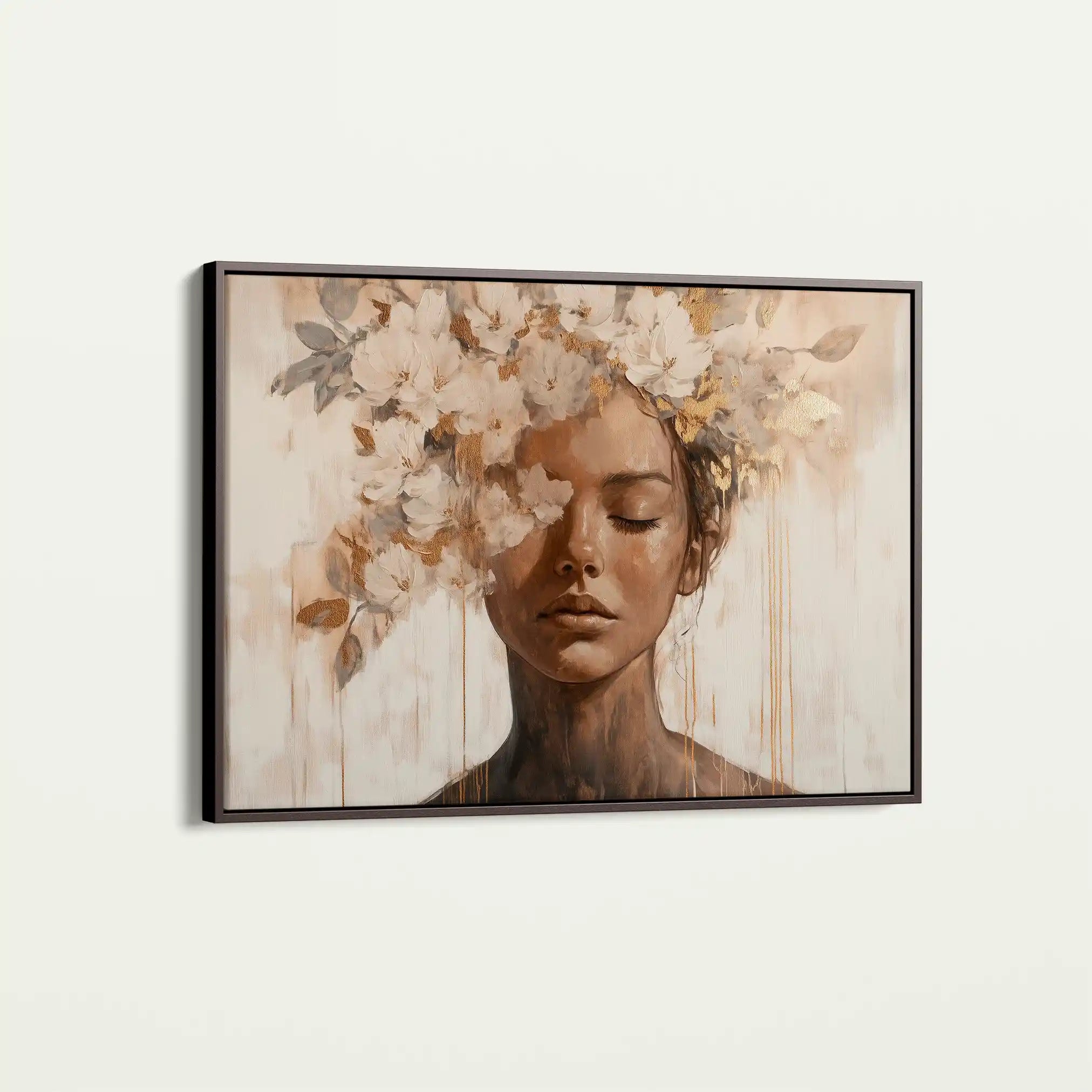 Portrait 130 Canvas Art 90 x 60 cm / Stretched on hidden frame