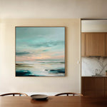 Abstract 1300 Canvas Art 60 x 60 cm / Stretched on hidden frame