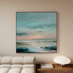 Abstract 1300 Canvas Art 60 x 60 cm / Stretched on hidden frame