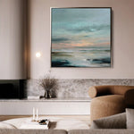 Abstract 1300 Canvas Art 60 x 60 cm / Stretched on hidden frame