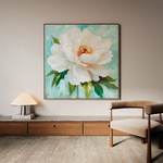Floral Canvas Wall Art WAD1301-F 80 x 80 cm / Stretched on hidden frame