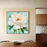 Floral Canvas Wall Art WAD1301-F 80 x 80 cm / Stretched on hidden frame