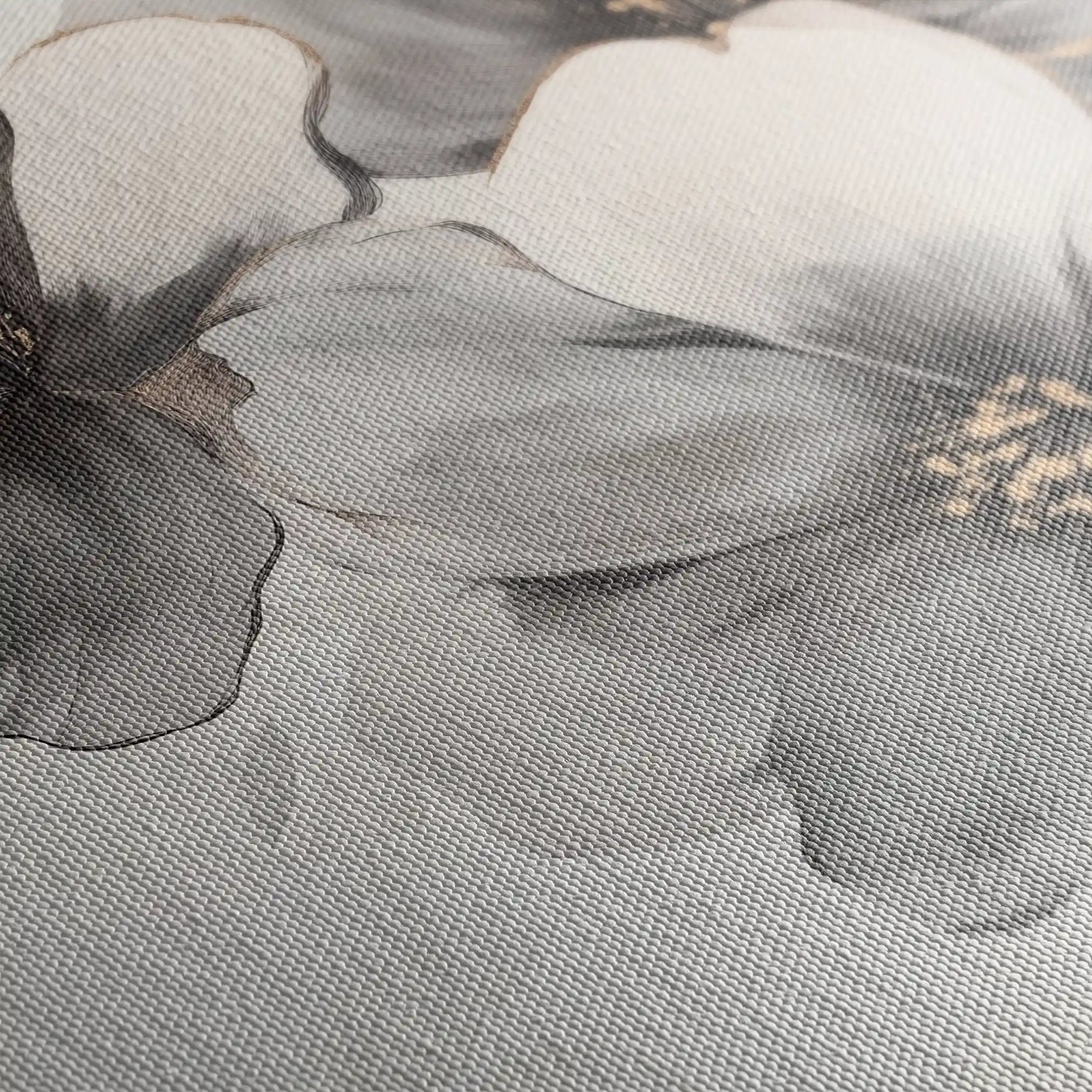 Floral Canvas Wall Art WAD1302-F 80 x 80 cm / Stretched on hidden frame