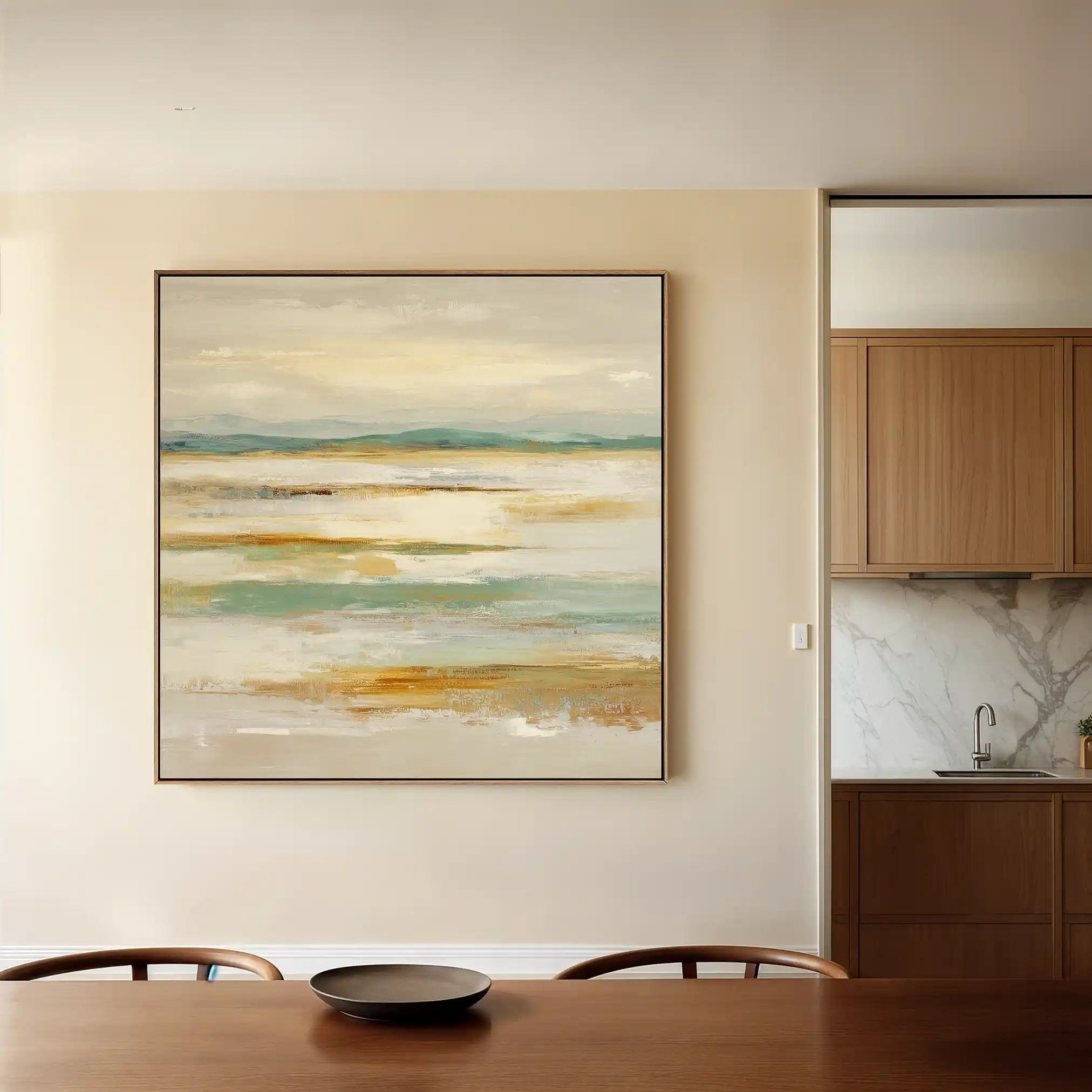 Abstract 1303 Canvas Art 60 x 60 cm / Stretched on hidden frame