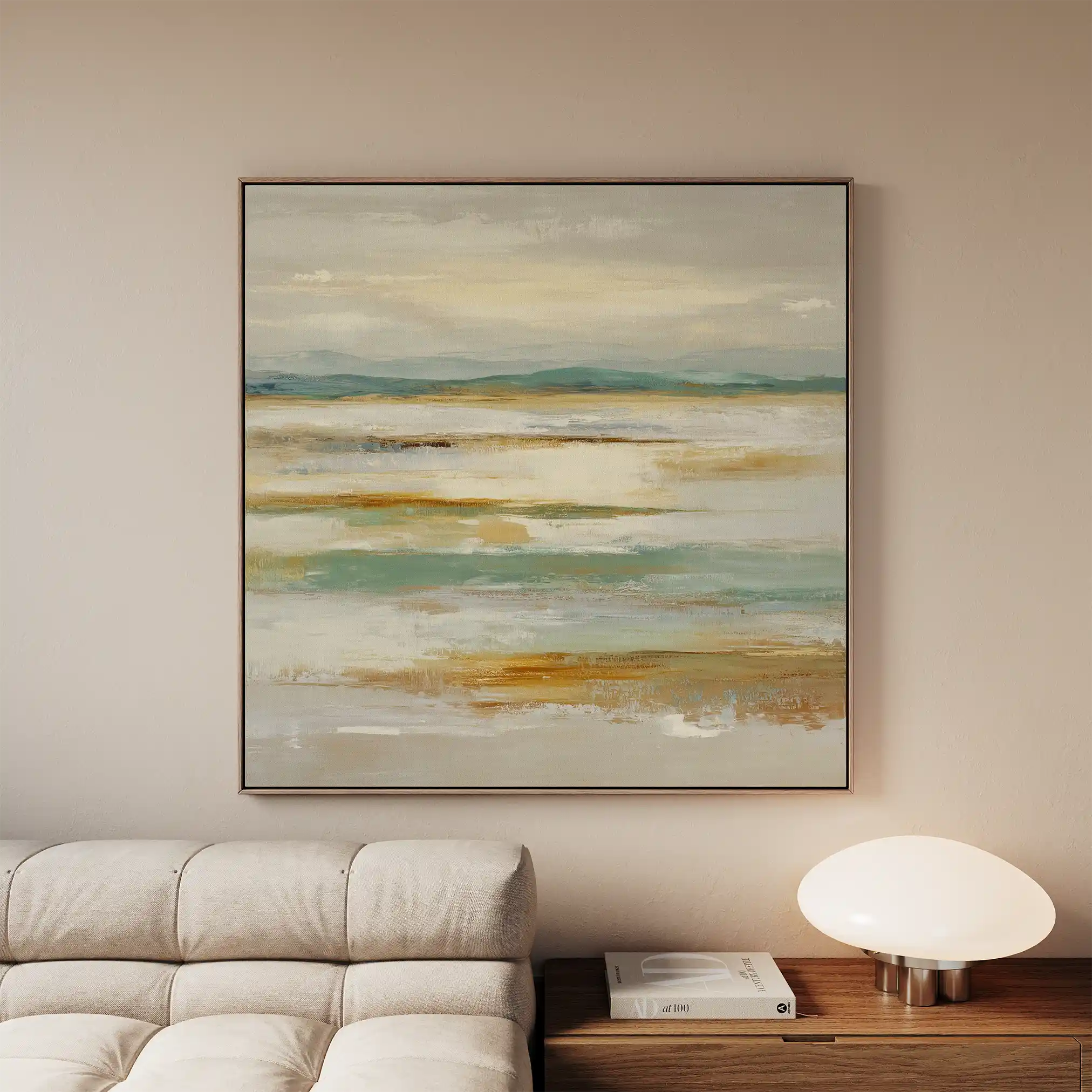 Abstract 1303 Canvas Art 60 x 60 cm / Stretched on hidden frame