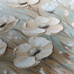 Floral Canvas Wall Art WAD1304-F 80 x 80 cm / Stretched on hidden frame