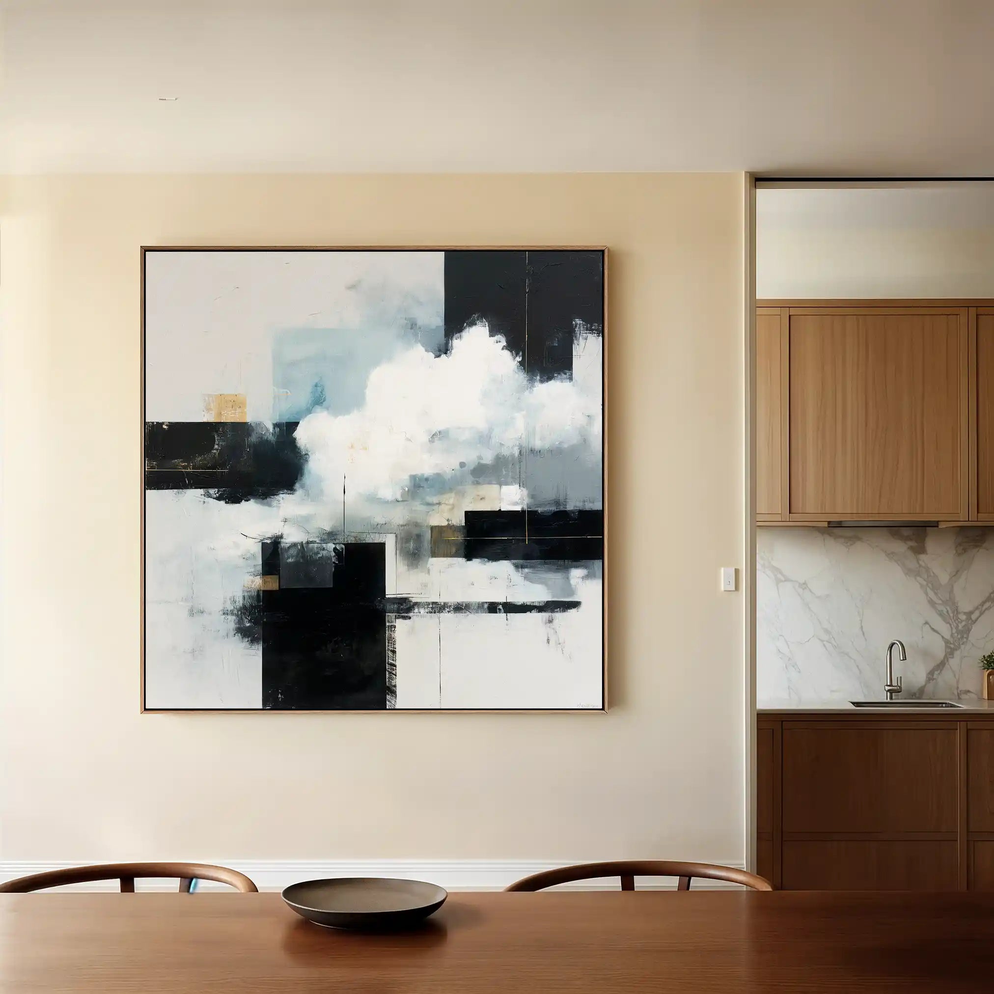 Abstract 1307 Canvas Art 60 x 60 cm / Stretched on hidden frame