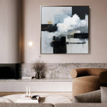 Abstract 1307 Canvas Art 60 x 60 cm / Stretched on hidden frame