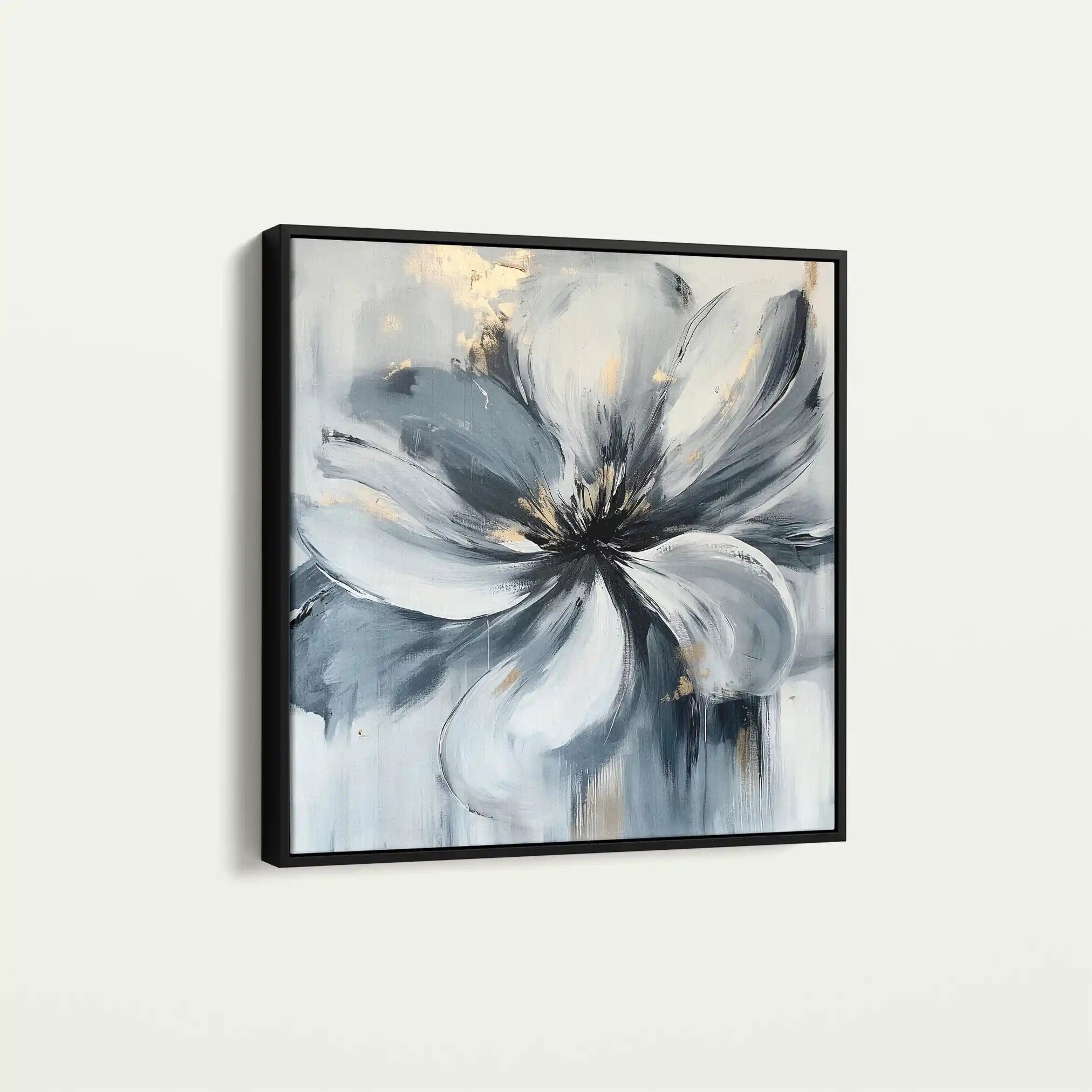 Floral Canvas Wall Art WAD1307-F 80 x 80 cm / Stretched on hidden frame