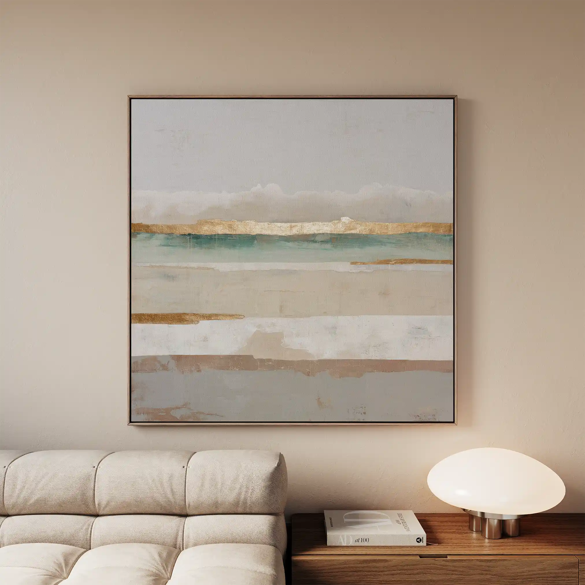 Abstract 1308 Canvas Art 60 x 60 cm / Stretched on hidden frame