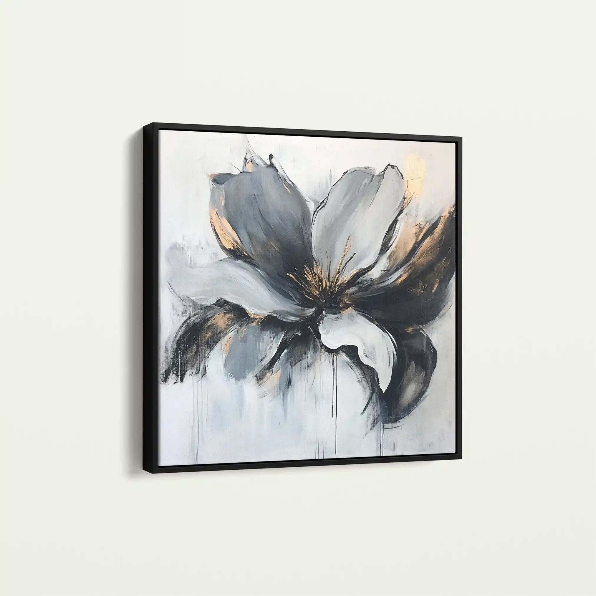 Floral Canvas Wall Art WAD1308-F 80 x 80 cm / Stretched on hidden frame
