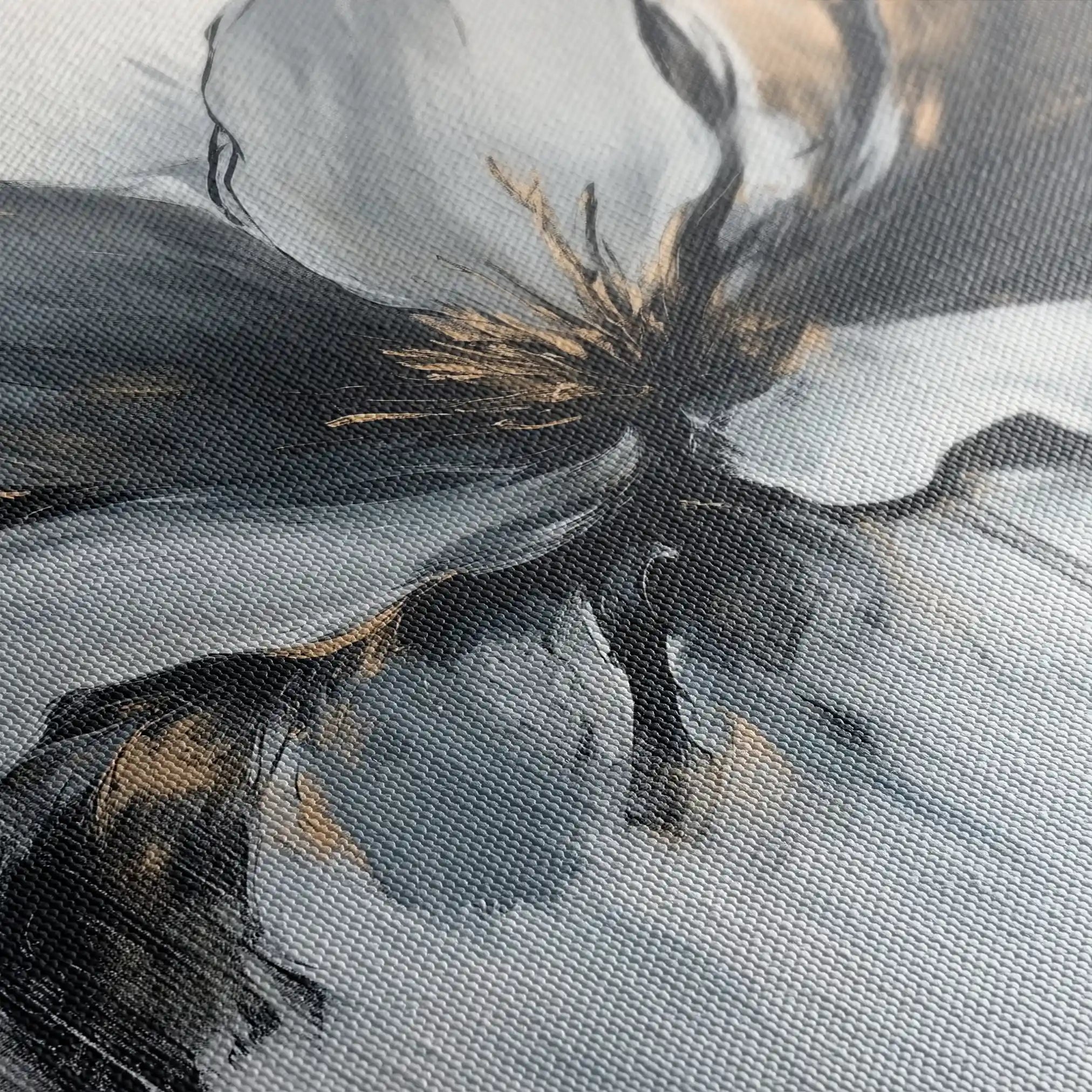 Floral Canvas Wall Art WAD1308-F 80 x 80 cm / Stretched on hidden frame