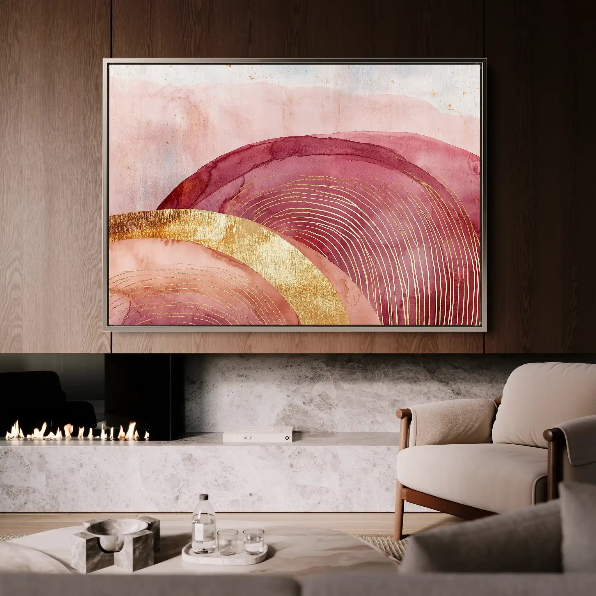 Boho 131 Canvas Art 90 x 60 cm / Stretched on hidden frame