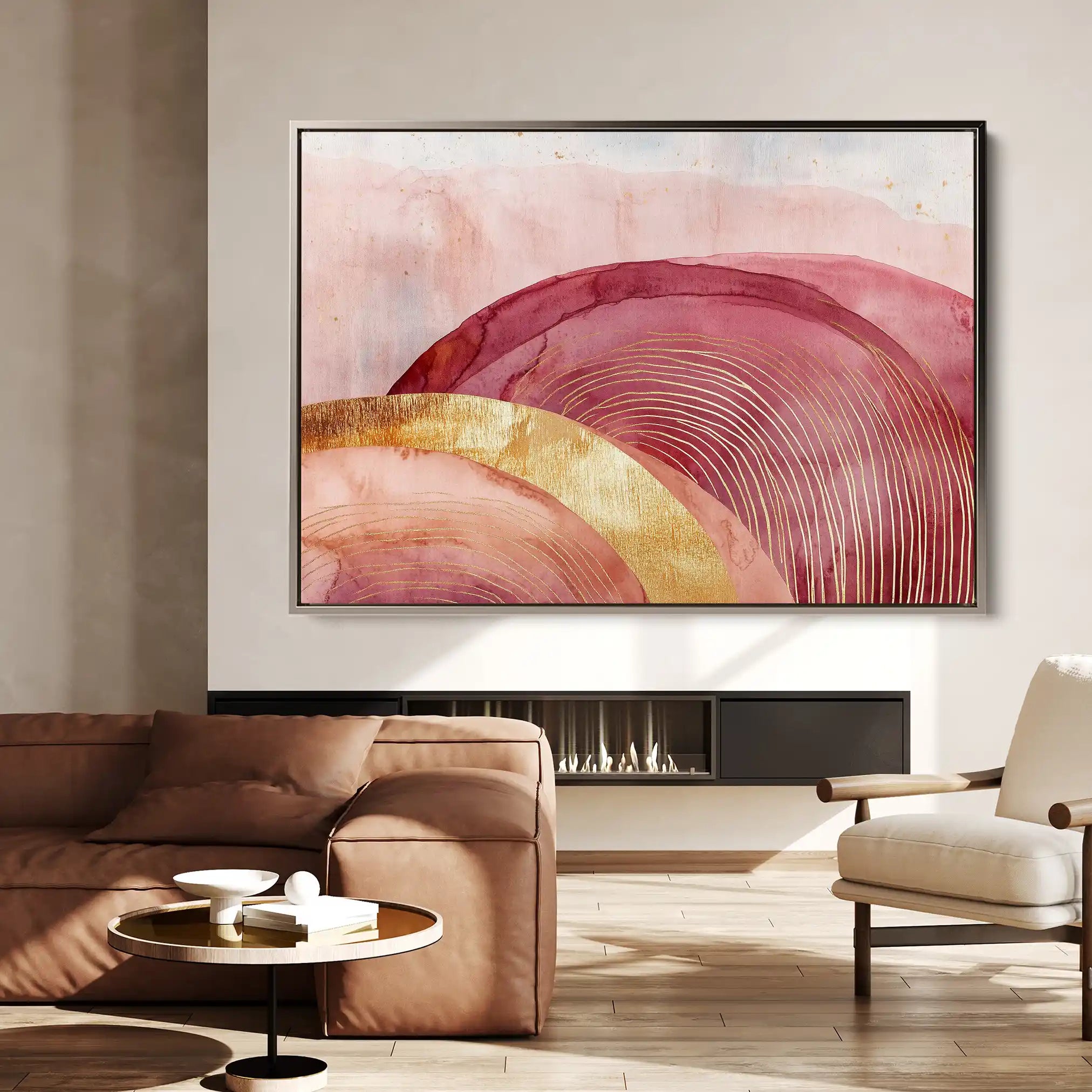 Boho 131 Canvas Art 90 x 60 cm / Stretched on hidden frame