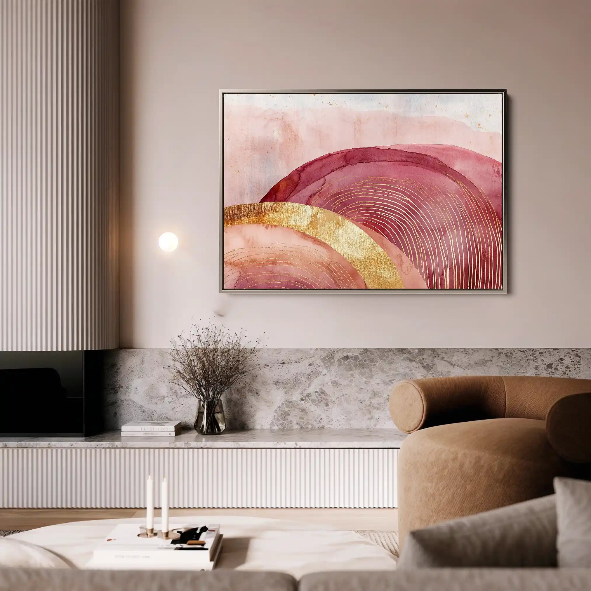 Boho 131 Canvas Art 90 x 60 cm / Stretched on hidden frame
