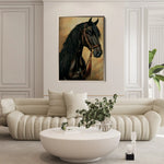 Horses 131 Canvas Art 90 x 60 cm / Stretched on hidden frame