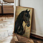 Horses 131 Canvas Art 90 x 60 cm / Stretched on hidden frame