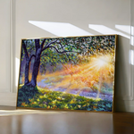 Landscape 131 Canvas Art 90 x 60 cm / Stretched on hidden frame